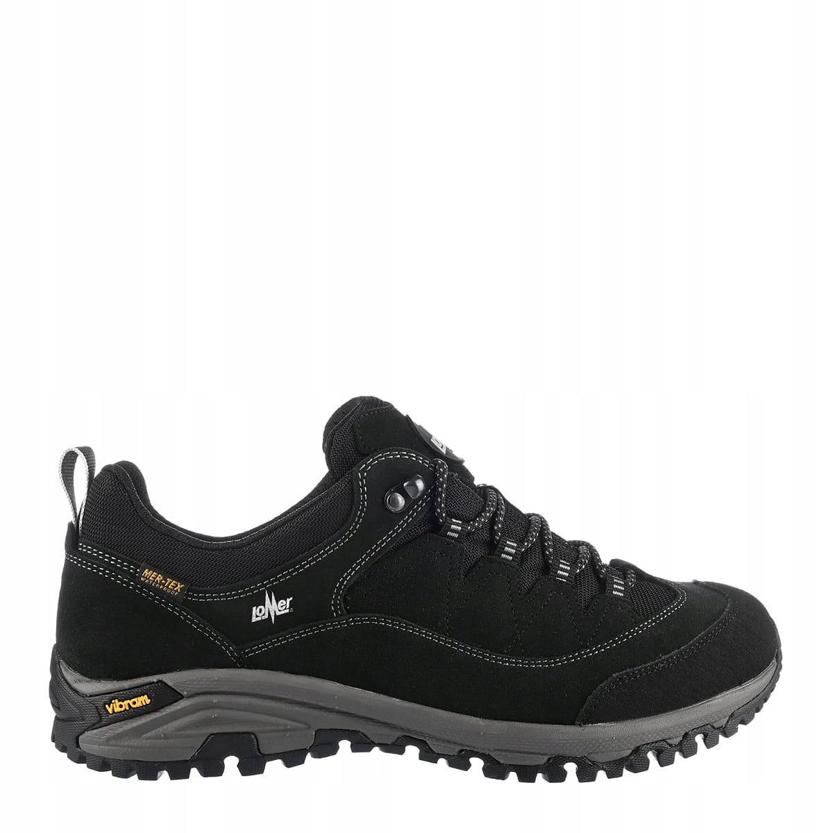 Buty trekkingowe męskie Lomer Sella II Mtx Suede 45, Czarny, Trekking