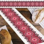 Pasmanteria - Haft krzyżykowy - Zestaw do haftu - Długi bieżnik - Haft ukraiński - miniaturka - grafika 1