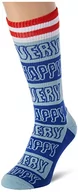Skarpetki męskie - Happy Socks Happy Stripe Crew Sock, kolorowe i zabawne, skarpety dla kobiet i mężczyzn, wielokolorowe (41-46) - miniaturka - grafika 1