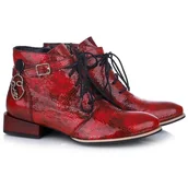 Botki damskie - Botki damskie Maciejka 5743A-08/00-8 CZERWONY 37 - miniaturka - grafika 1