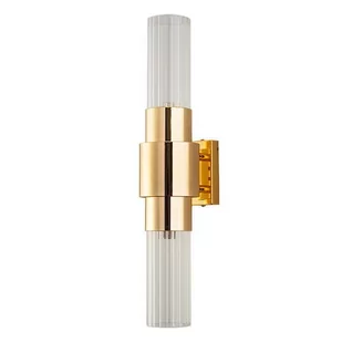 Glass & Brass - Single Tube Wall - kinkiet 45cm GB Tube 1 Wall - Lampy ścienne - miniaturka - grafika 1