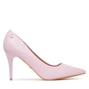 Szpilki DeeZee EZ-23-1A Różowy - Czółenka - miniaturka - grafika 1