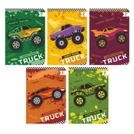 Zeszyty szkolne - Zeszyt A5 16K 3-Linia Kolorowa Cars Pakiet 10Szt. - miniaturka - grafika 1