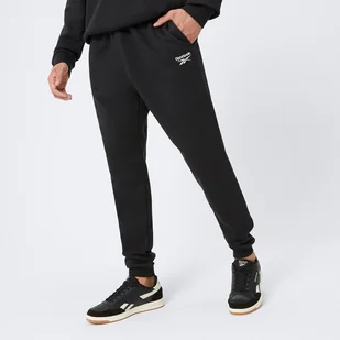 REEBOK SPODNIE IDENTITY SMALL LOGO FLEECE - Spodnie męskie - miniaturka - grafika 1