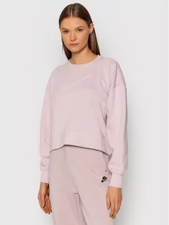 Bluzy damskie - Nike Bluza Get Fit CU5506 Różowy Oversize - grafika 1