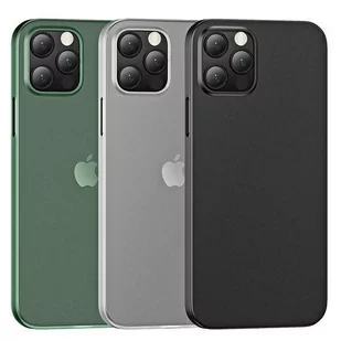 USAMS Etui Gentle iPhone 12 Pro Max 6,7" czarny/black IP12PMQR01 (US-BH610) - Etui i futerały do telefonów - miniaturka - grafika 1