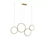 Lampy sufitowe - Redo 01-3383 - LED Żyrandol ściemnialny na lince ATHENA LED/40W/230V CRI98 złoty - miniaturka - grafika 1