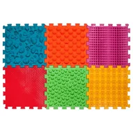 Maty edukacyjne - Mata Ortopedyczna Do Masażu Stóp Morskie Dno 6 El - miniaturka - grafika 1