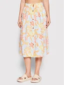 Spódnice - Roxy Spódnica midi Night Time ERJWK03121 Kolorowy Regular Fit - miniaturka - grafika 1