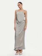 Sukienki - Herskind Sukienka wieczorowa Sanderson 5557196 Srebrny Regular Fit - miniaturka - grafika 1