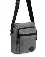 Torby męskie - Torba męska na ramię praktyczna saszetka na pasku szara Pako Jeans - miniaturka - grafika 1
