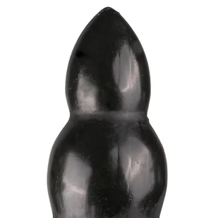 ALL BLACK REALISTYCZNE KULOWE CZARNE DILDO ALL BLACK 23CM D-222816 - Dilda analne - miniaturka - grafika 2