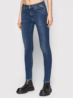 Spodnie damskie - Replay Jeansy WHW689.000.523 Granatowy Skinny Fit - miniaturka - grafika 1