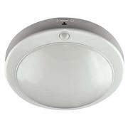 Lampy sufitowe - Ideus Plafon LAMPA sufitowa LOPEZ LED 18W 03594 okrągła OPRAWA łazienkowa z czujnikiem ruchu IP42 biała 03594 - miniaturka - grafika 1