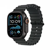 Smartwatch - Apple Watch Ultra 2 GPS + Cellular 49mm Tytan czarny pasek Czarny - miniaturka - grafika 1