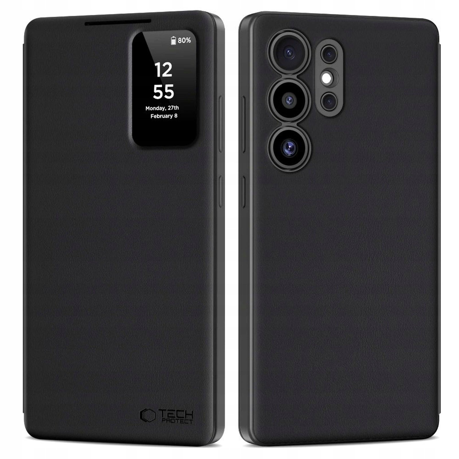 Etui Na Samsung Galaxy S25 Ultra Smart Wallet Czarne Matowe Portfel