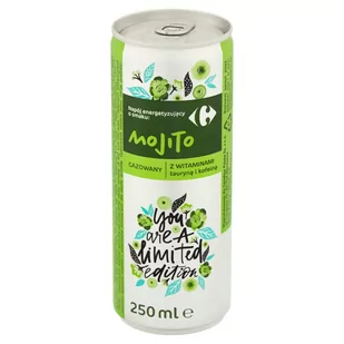Carrefour Napój energetyzujący o smaku mojito 250 ml - Napoje energetyczne i izotoniczne - miniaturka - grafika 1