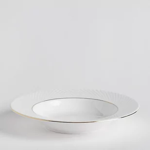 Elegancki Talerz Głęboki z Porcelany Kostnej Eleni - Talerze - miniaturka - grafika 1