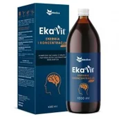Witaminy i minerały - Ekamedica Ekavit Energia i Koncentracja Plus 1 l - miniaturka - grafika 1