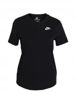 Koszulki i topy damskie - Nike Koszulka Damska Essentials T-shirt Klasyczny Czarny XS - miniaturka - grafika 1