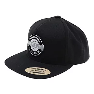 Hurley Czapka męska M Underground Hat Cap, czarna, rozmiar uniwersalny, czarny, jeden rozmiar - Czapki męskie - miniaturka - grafika 1