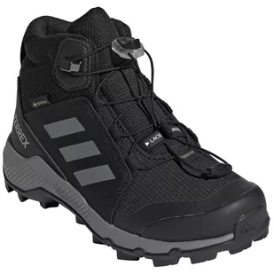 Buty dziecięce Adidas Terrex Mid Gtx K Rozmiar butów (UE): 28,5 / Kolor: czarny/szary - Buty dla chłopców - miniaturka - grafika 1