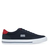 Sneakersy męskie - Sneakersy Jack&Jones Jfwrob 12270027 Granatowy - miniaturka - grafika 1