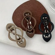 Ozdoby do włosów - TEMU 3 szt. Francuskie Spinki do Włosów, Retro Zaczeski dla Cienkich i Długich Włosów – Premium Sprężynowe Klipsy z Antypoślizgowym Uchwytem - miniaturka - grafika 1