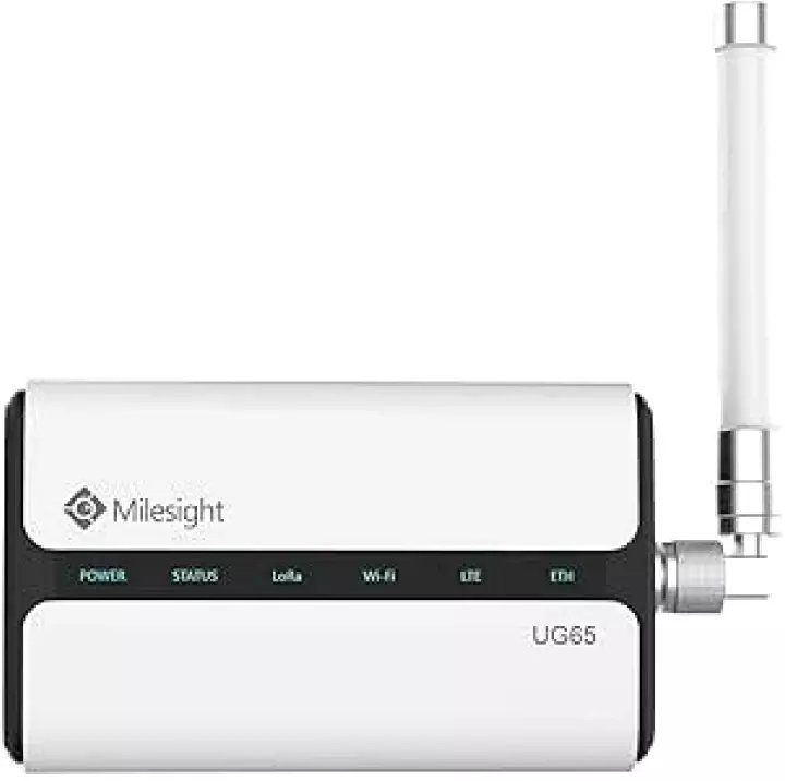 Milesight UG65 Bramka LoraWan IP65 Wi-Fi PoE MQTT VPN Programowalna w Python SDK Node-RED 2* Antena wewnętrzna 1*Antena Zewnętrzna, wersja UKI UG65-868M-UKI