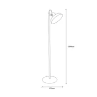 Lampy stojące - Opviq Lampa stojąca Lik 4036, wychylany, czarny/złoty - miniaturka - grafika 1