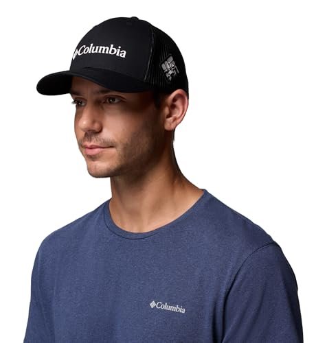 Columbia Siateczkowa zatrzaskowa czapka unisex, czarna, O/S