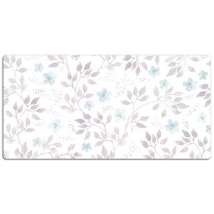 Duża mata na biurko Delikatne listki 120x60 cm - Podkładki na biurko - miniaturka - grafika 1