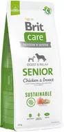 Sucha karma dla psów - Brit Care Dog Sustainable Senior, kurczak i insekty - 12 kg Dostawa GRATIS! - miniaturka - grafika 1