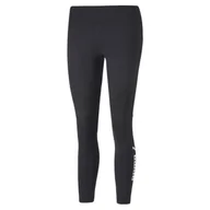 Legginsy - Legginsy damskie Puma TRAIN FAVORITE LOGO 7/8 czarne 52241901 - miniaturka - grafika 1