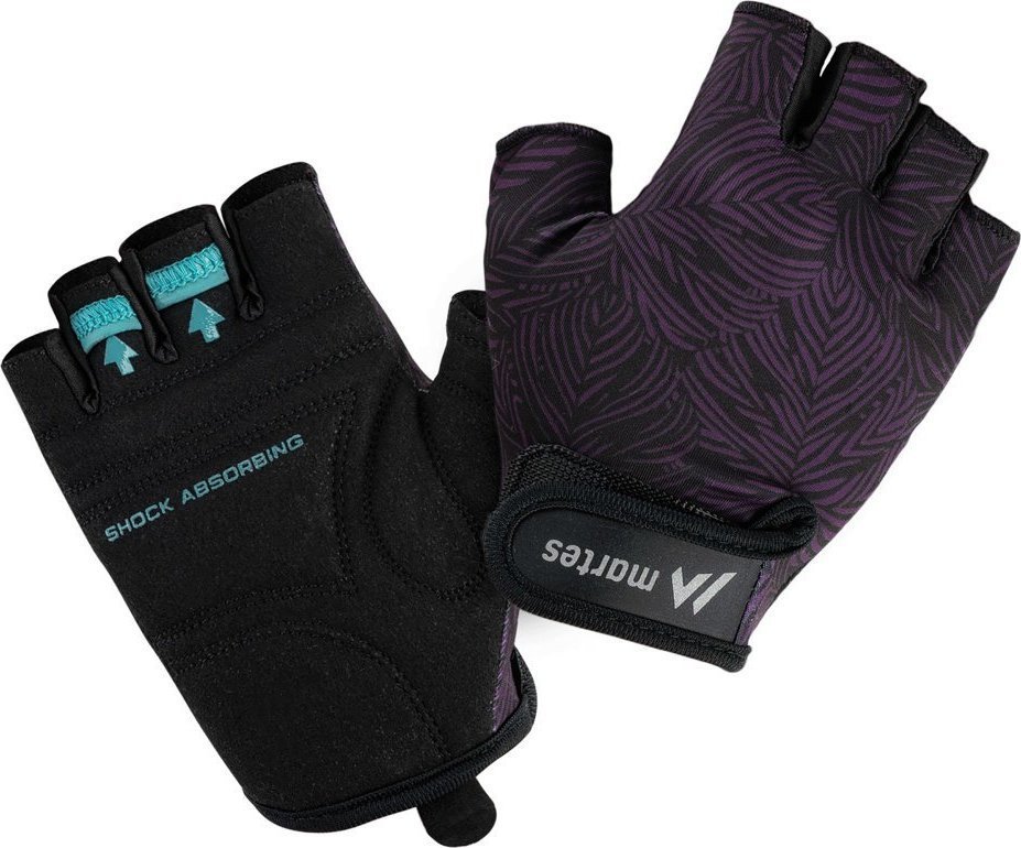 Martes Rękawiczki rowerowe Martes Lady Bayon czarno-fioletowe rozmiar L