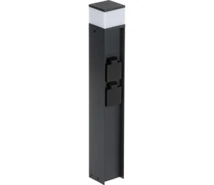 Kanlux 38765-Lampa zewnętrzna z dwoma gniazdkami DASTEN 1xG9/11W/230V 50 cm IP44 czarny - Lampy ogrodowe - miniaturka - grafika 1