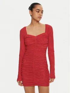 ROTATE Sukienka koktajlowa 114441 Czerwony Regular Fit - Sukienki - miniaturka - grafika 1