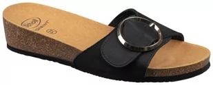 Scholl Amalfi Mule, sandały damskie, czarne, 39 EU, czarny, 39 EU - Sandały damskie - miniaturka - grafika 1