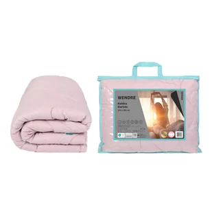 Kołdra Koriste 220 x 200 cm różowy - Kołdry - miniaturka - grafika 1