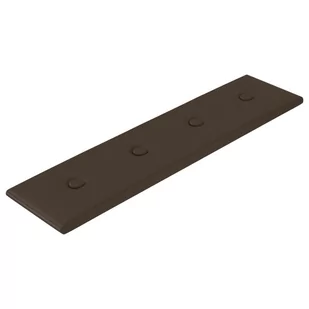 vidaXL Panele ścienne, 12 szt, brąz, 60x15 cm, sztuczna skóra, 1,08 m² 343987 - Panele ścienne i boazeria - miniaturka - grafika 4