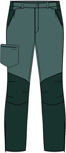 Spodnie trekkingowe damskie Viking Sequoia Bamboo Lady outdoorowe z odblaskowymi elementami zielone (900/25/9696/7000) - Buty trekkingowe damskie - miniaturka - grafika 1