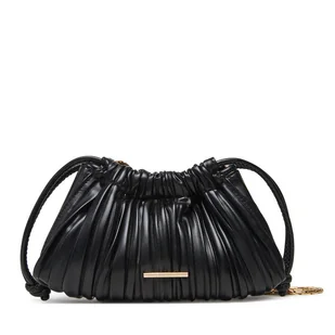 Torebka Calvin Klein Drawstring Plisse Conv Mini Cb P LV04F3077G Czarny - Torebki damskie - miniaturka - grafika 1