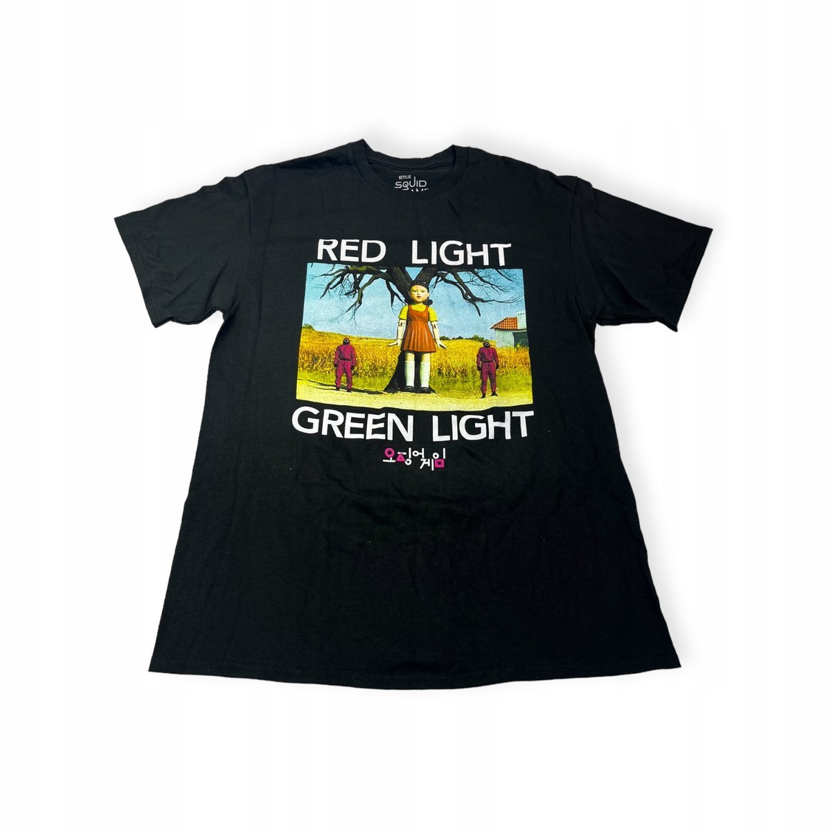 Koszulka T-shirt męski okrągły dekolt SPENCER'S SQUID GAME L