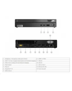 Lenovo ThinkCentre neo 50q G4 i3/8GB/256GB/Win11 12LN001UCK - Zestawy komputerowe - miniaturka - grafika 1