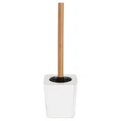 Akcesoria do wc - 5five Simple Smart Szczotka toaletowa ze stojakiem Natureo 5five Simple Smart w kolorze białym 3560238928912 - miniaturka - grafika 1