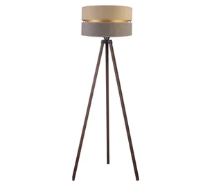 Duolla - Lampa podłogowa DUO 1xE27/60W/230V beżowy/szare/brązowy - Lampy stojące - miniaturka - grafika 1