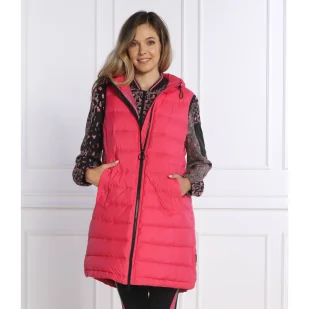 Marc Cain Puchowy bezrękawnik waistcoat | Casual fit - Kamizelki damskie - miniaturka - grafika 1