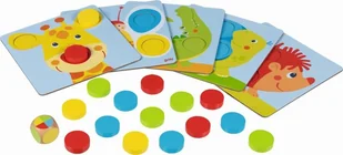 Drewniana gra edukacyjna sortowanie kolorów Goki - Gry planszowe - miniaturka - grafika 1