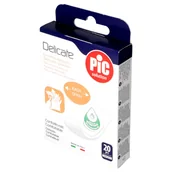 Apteczki i materiały opatrunkowe - Plastry antybakteryjne Delicate (Pic Solution) - miniaturka - grafika 1