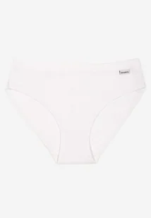 Białe Gładkie Majtki Figi z Bawełny Laniriela - Majtki damskie - miniaturka - grafika 1